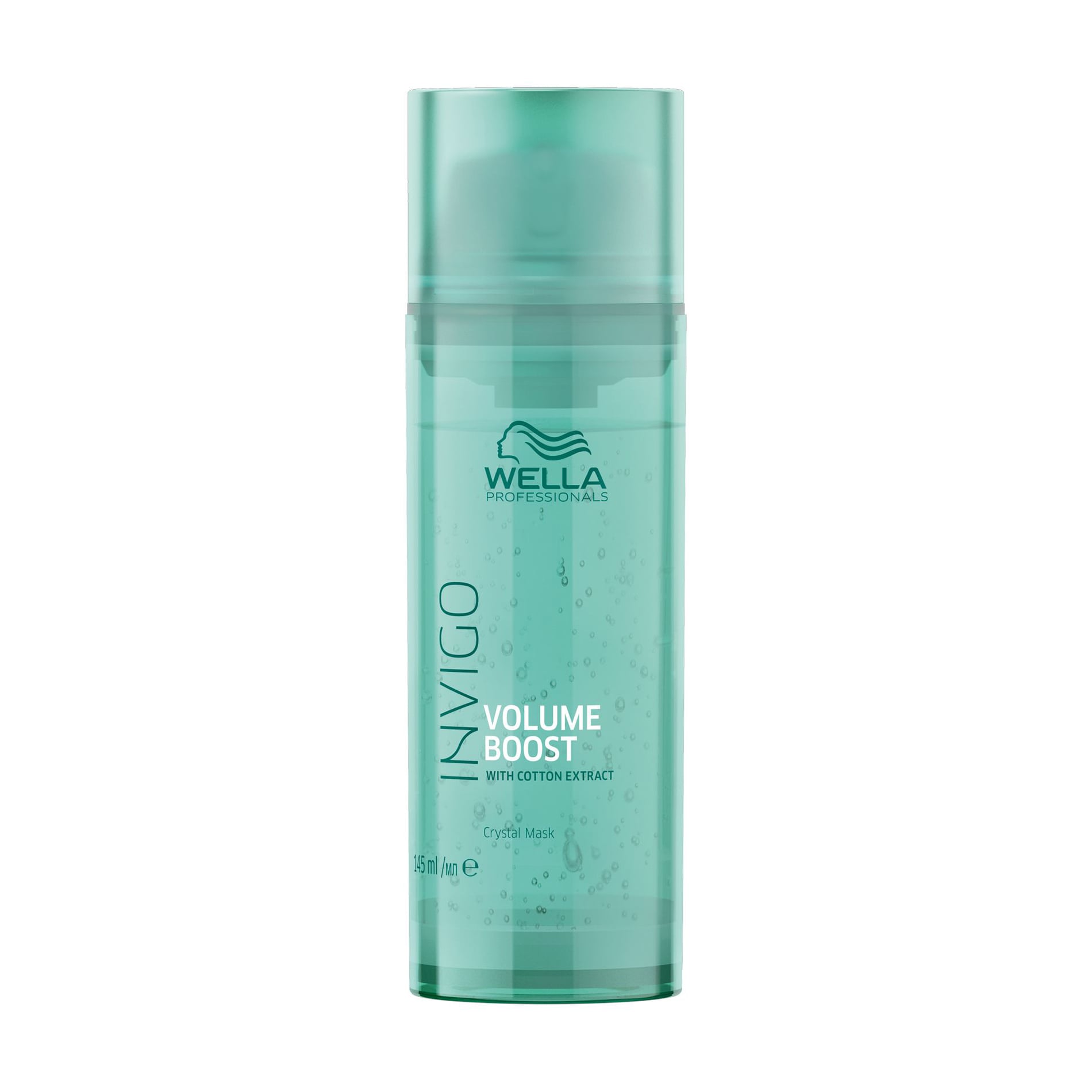 Маска-кристал для волосся Wella Professionals IInvigo Volume Boost для додання об'єму, ущільнювальна, з екстрактом бавовни, 145 мл